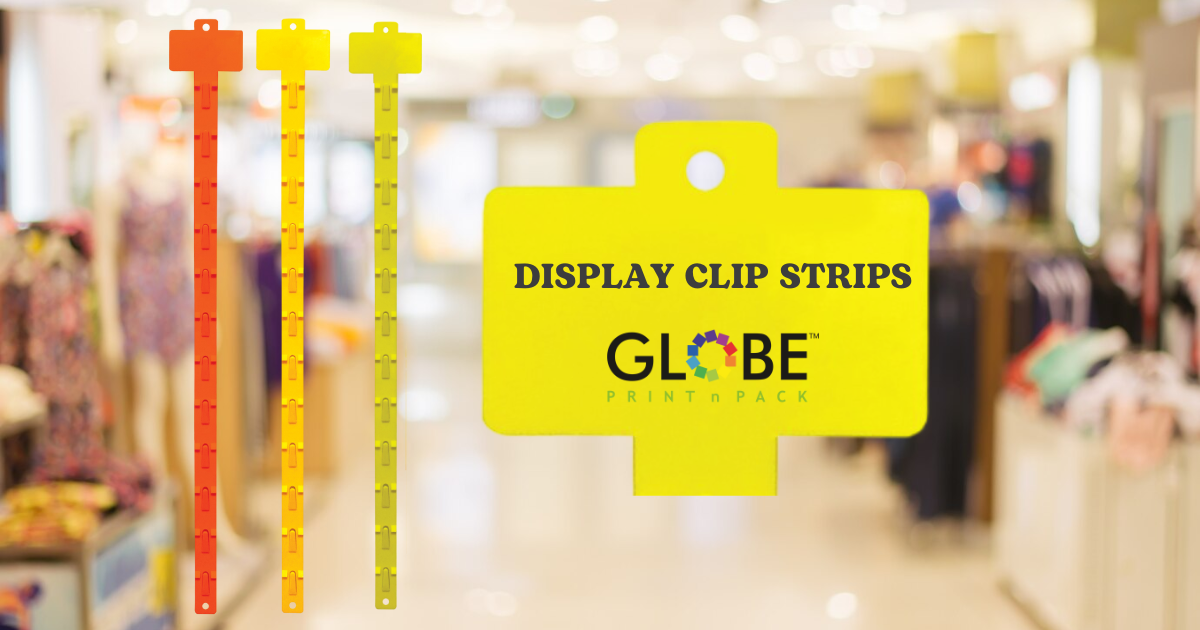 hanging display clip strips