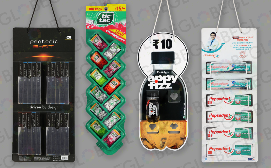 custom product retail display hangers manufacturer